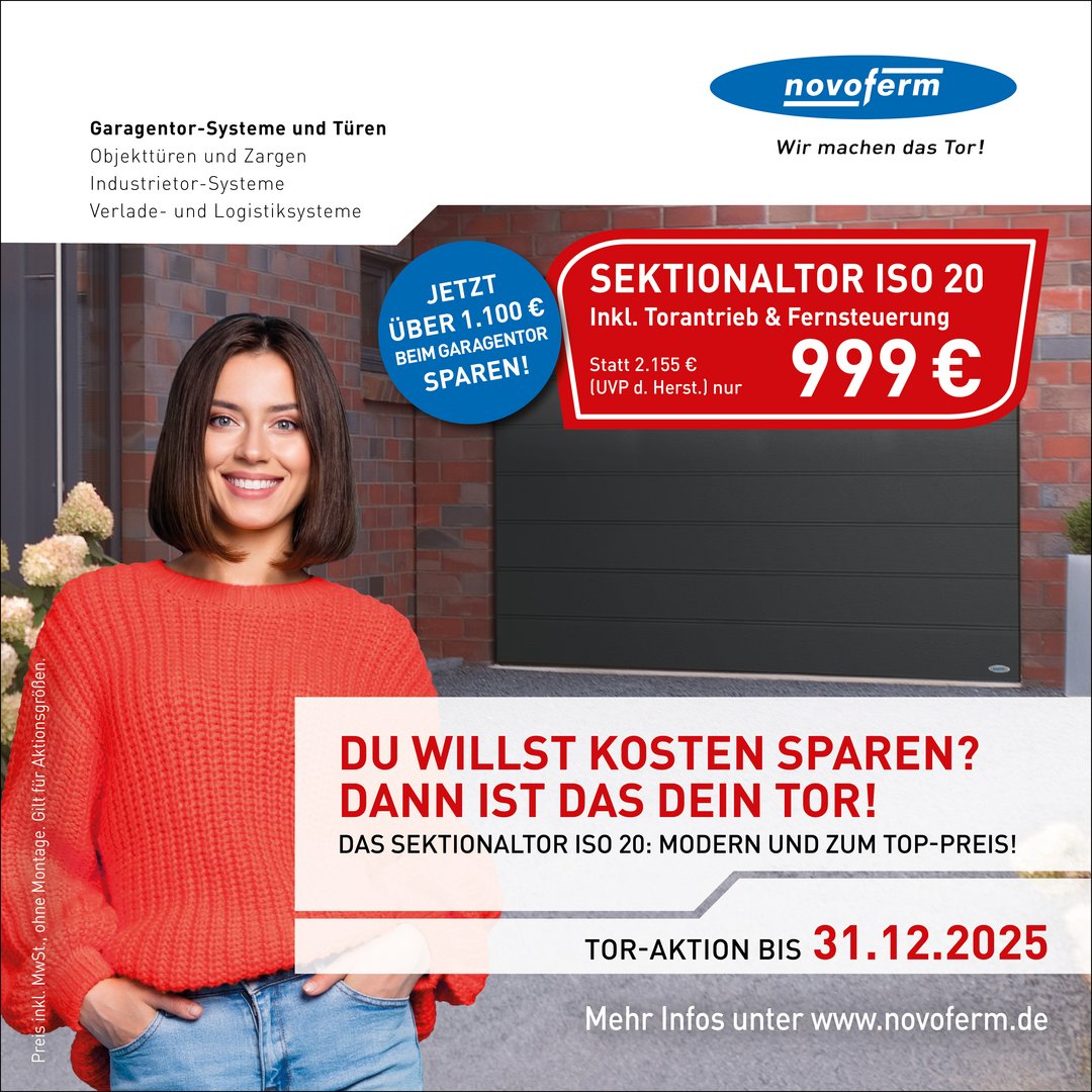 novoferm ISO 20 Garagentor