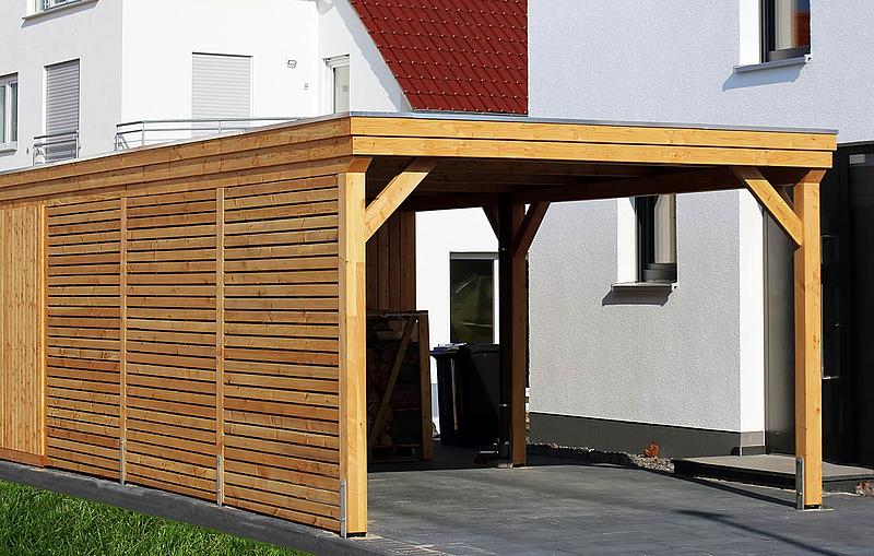 Carport aus Holz